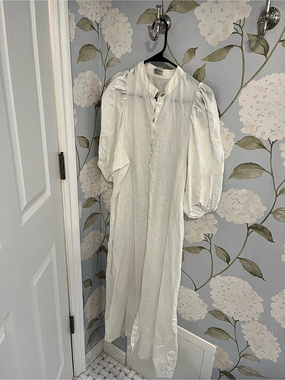 Lanthropy White Midi Dress Size Medium